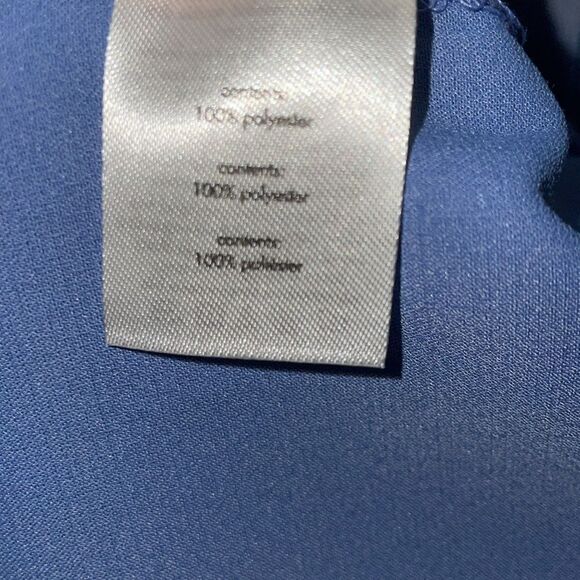 NWT Weworewhat slate blue satin charmeuse slip cowl midi dress spaghetti straps - Picture 13 of 14